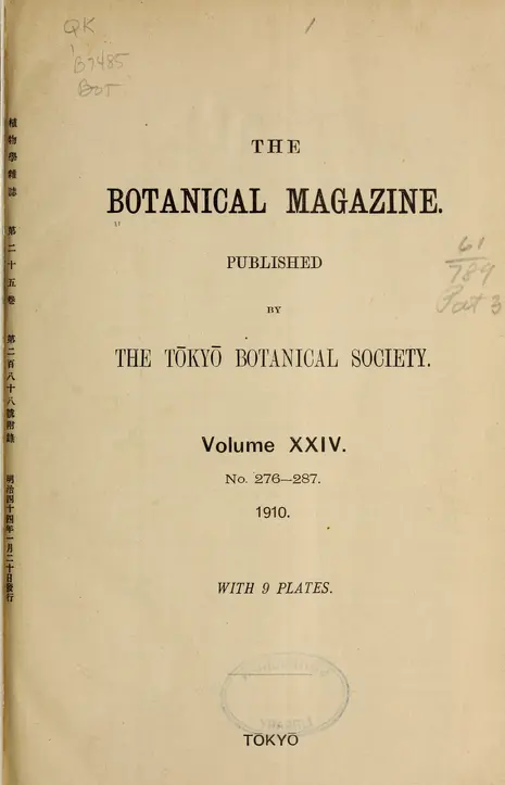 v.24 (1910) - The botanical magazine - Biodiversity Heritage Library
