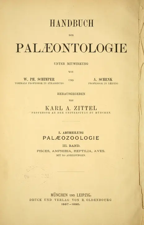 Abth.1:bd.3 (1887-1890) - Handbuch der palaeontologie