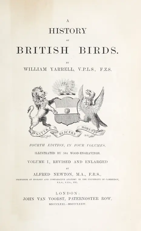 v.1 (1871-1874) - A history of British birds - Biodiversity