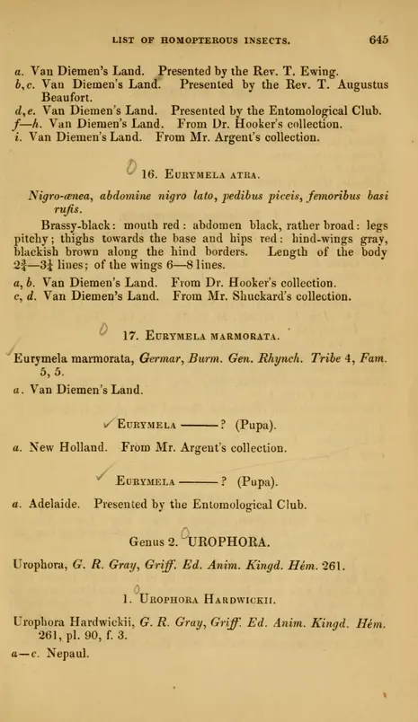 pt.3-4 (1852) - List of the specimens of homopterous insects in