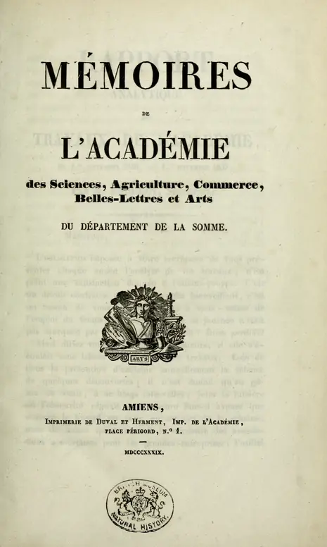 t.3 (1838) - Memoires de l'Academie des Sciences (Agriculture