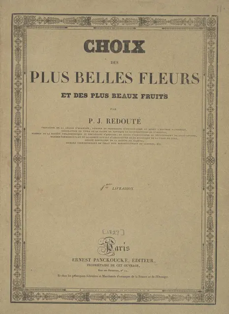 Choix des plus belles fleurs - Biodiversity Heritage Library